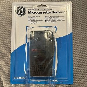 GE Microcassette Recorder